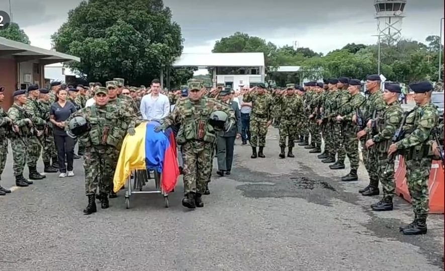 Así recibieron restos mortales de la teniente Julieth García en Cúcuta