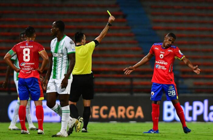 Liga colombiana es la novena con más tarjetas amarillas en el mundo
