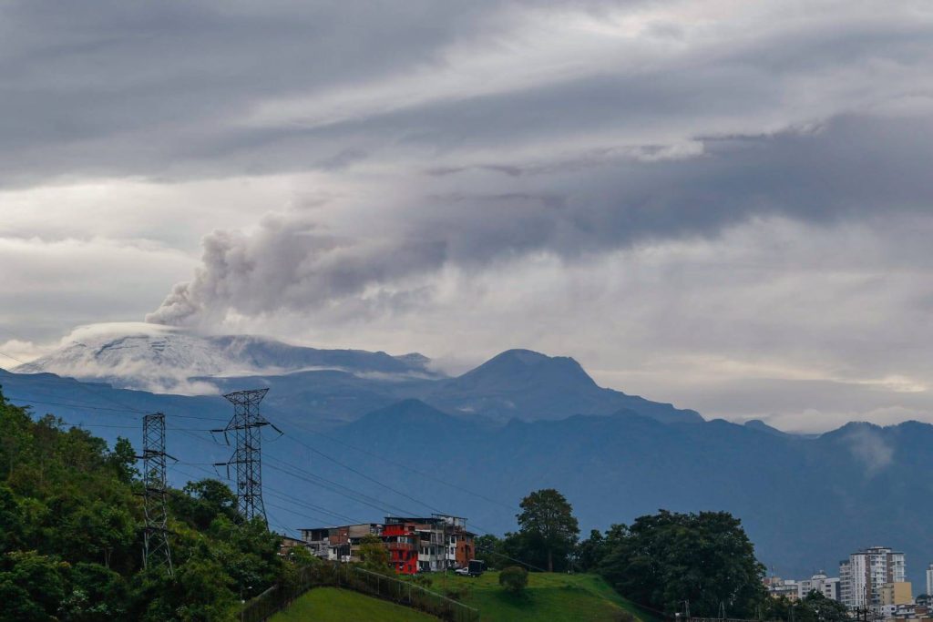 Familias serán evacuadas en el sector del Nevado del Ruiz