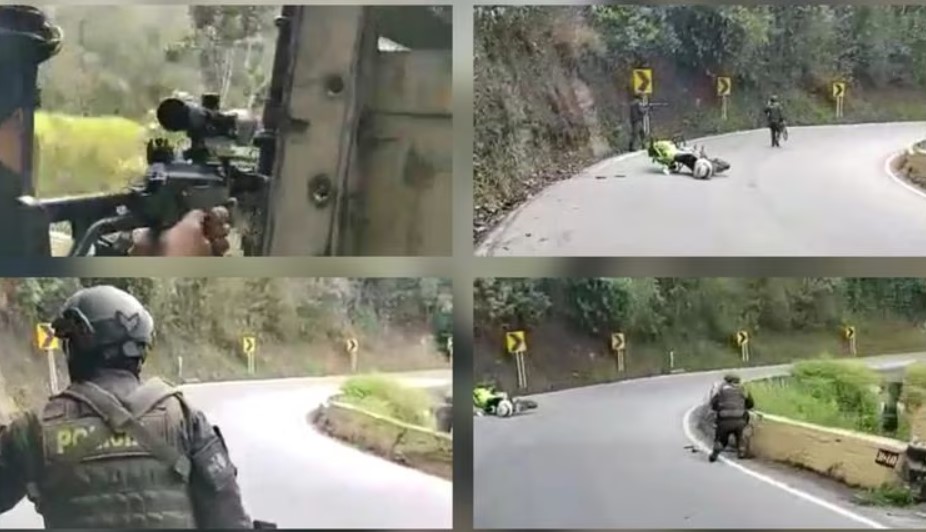 Momentos de angustia vivió un conductor que llegó tras nuevo ataque a policías en el Cesar