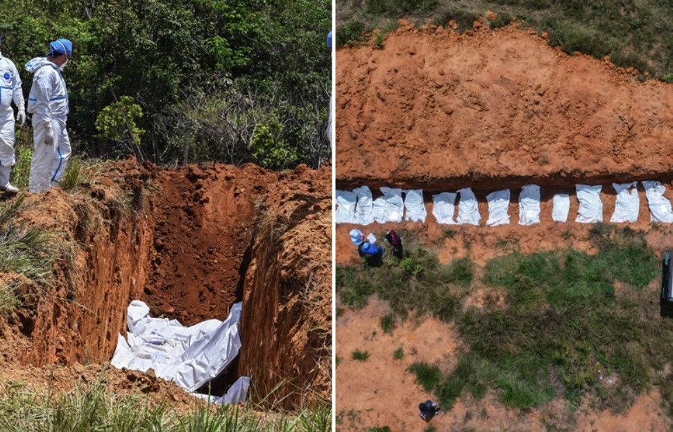 Panamá entierra a 13 migrantes no identificados tras accidente de autobús
