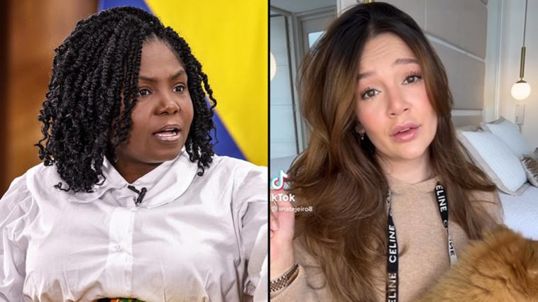 vLina Tejeiro viraliza "meme" con declaraciones de la vicepresidenta Francia Márquez sobre el uso del helicóptero como su medio de transporte