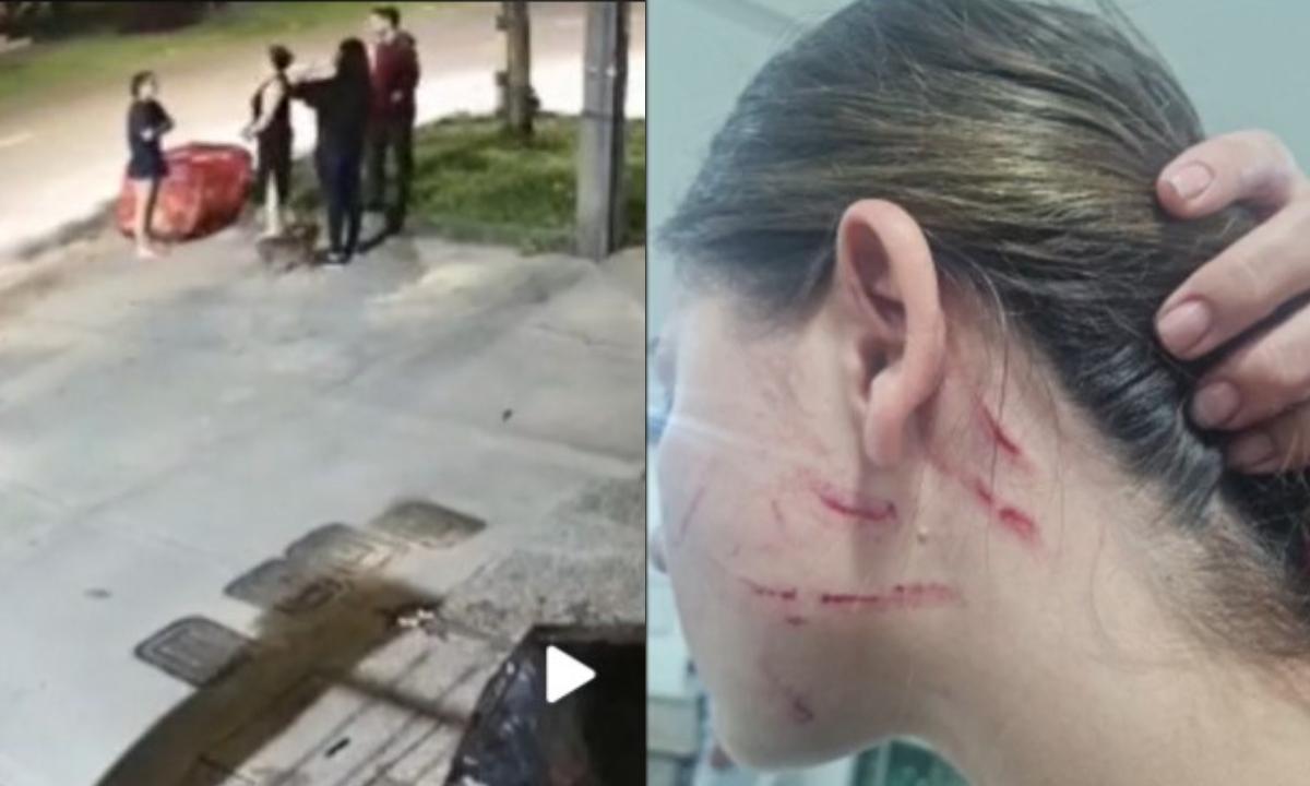 Tiktoker fue agredida por un grupo de vecinos por botar un camping en un anden frente a su residencia