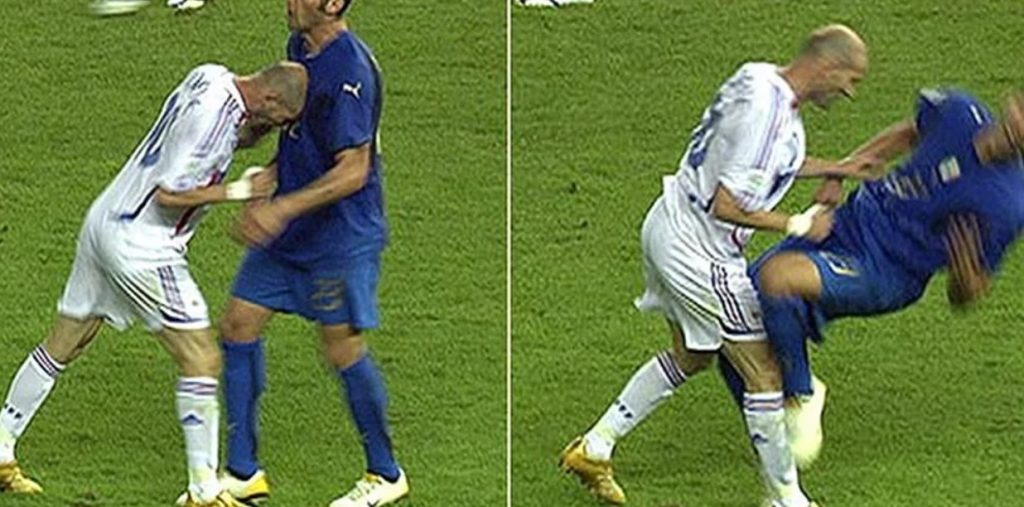 Hecho de violencia en partido de fútbol argentino recuerda el cabezazo de Zidane en la final del Mundial 2006