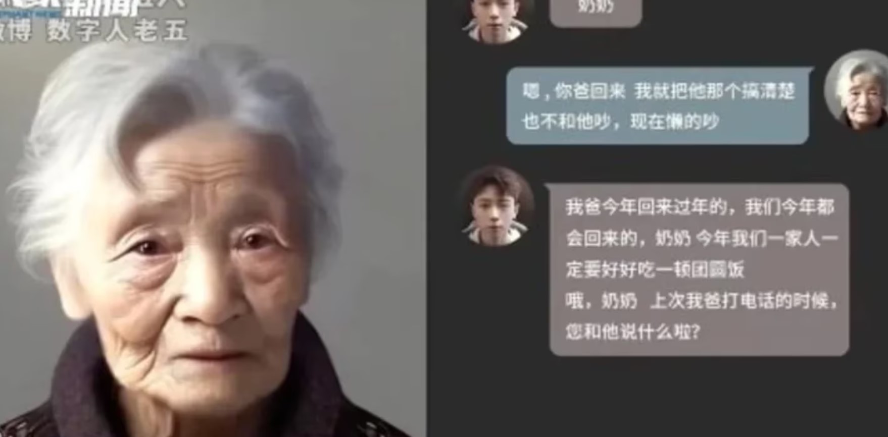 Joven utiliza la inteligencia artificial para revivir y hablar otra vez con su abuela