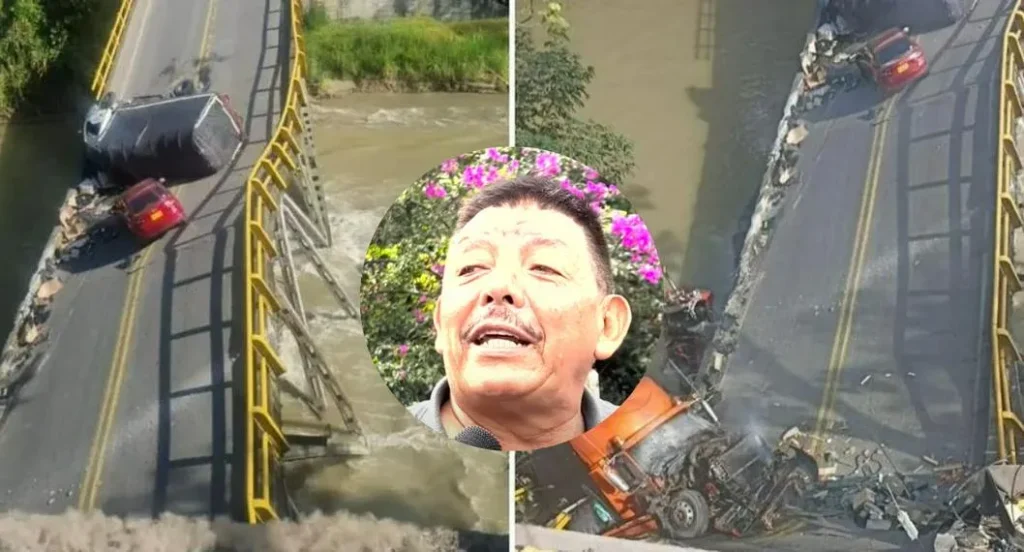 “Auxilio, auxilio”: hombre contó cómo se salvó de morir en caída del puente La Vieja