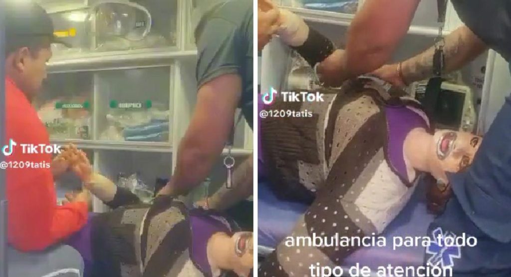 Paramédicos atendieron de urgencia a una muñeca de trapo