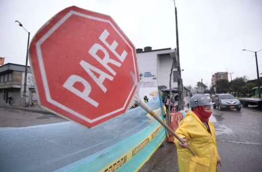 Calle 100 cerrada por tres meses en Bogotá