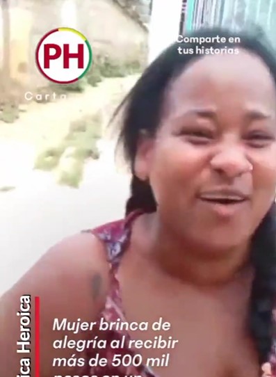 Petro reaccionó al video de mujer saltando de alegría por recibir ayuda gubernamental