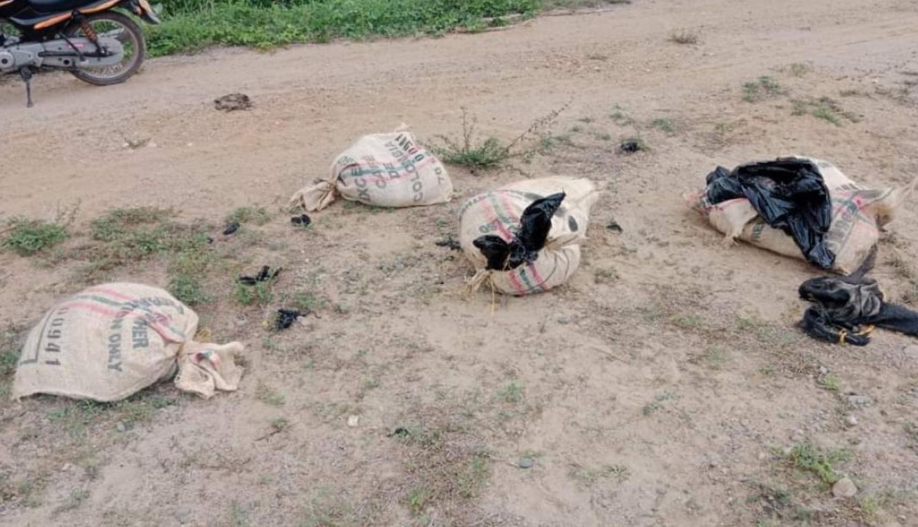 Hallazgo de cuerpos humanos en sacos abandonados en Riohacha