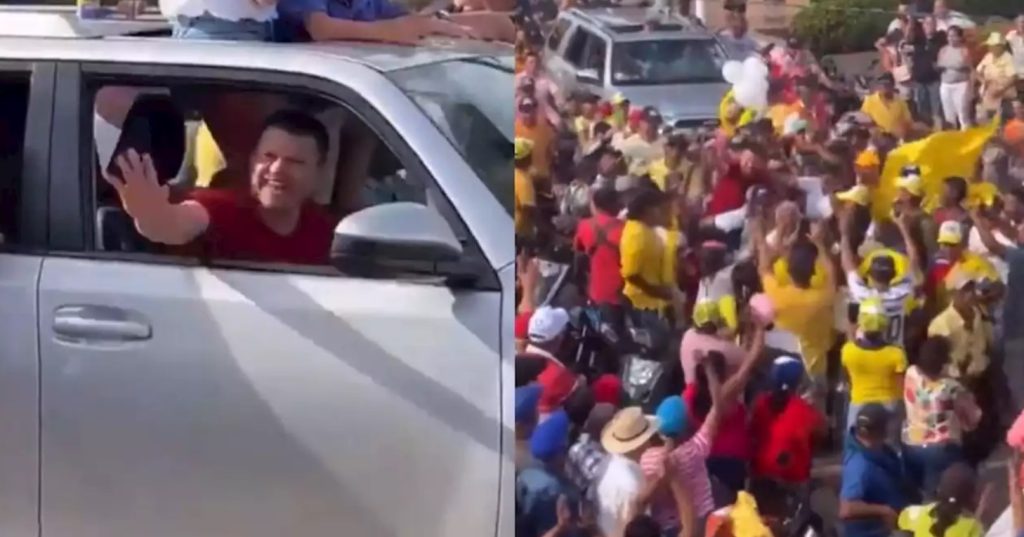 Condenado por corrupción fue recibido como un héroe en su pueblo