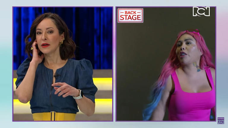 Yina Calderón abandona set del programa de Flavia Dos Santos tras discusión con sacerdote