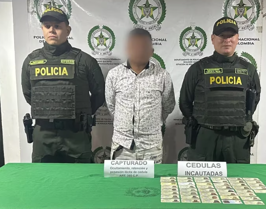 Capturan a Gobernador indígena con 45 cédulas en su poder