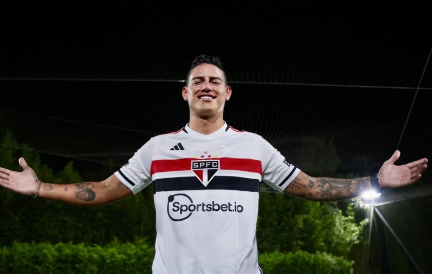James Rodríguez brilla con luz propia en la goleada de Sao Paulo sobre Gremio