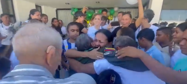 Así fue la llegada del papá de Luis Díaz a Barrancas luego de 12 días de cautiverio