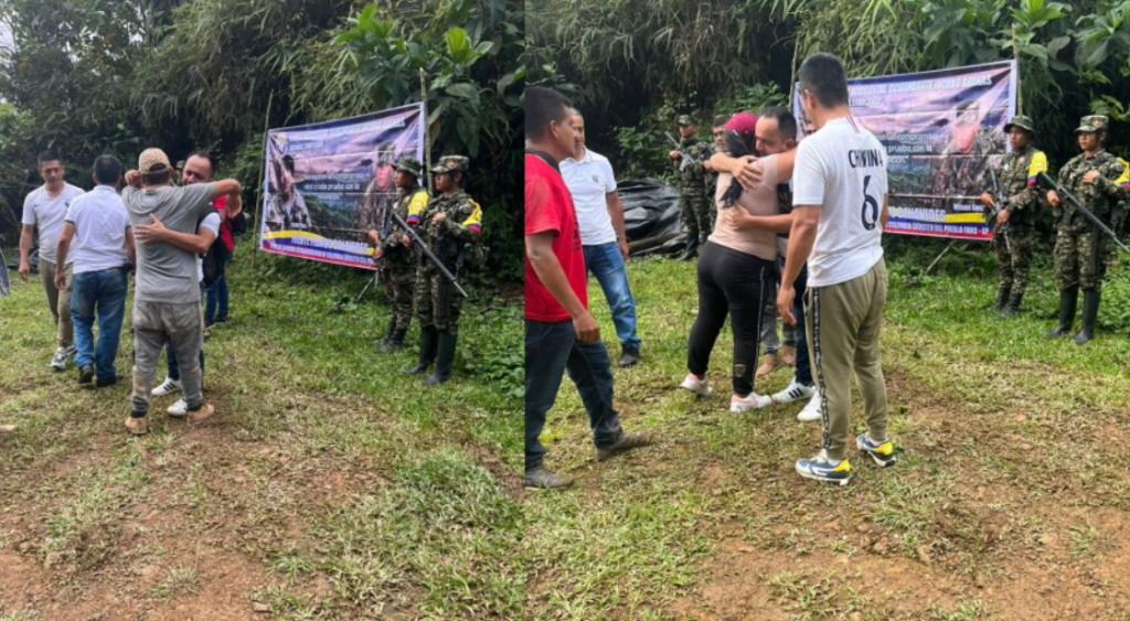 Liberan a dos personas secuestradas por disidencias de FARC en Nariño