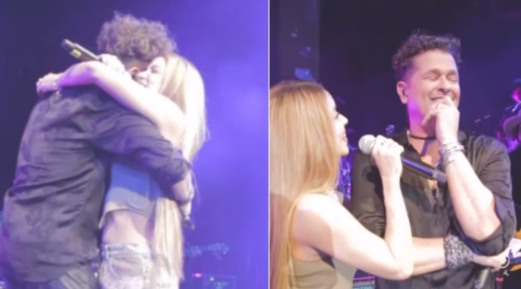 El emotivo mensaje que le susurró Shakira a Vives en su aparición sopresa en Miami