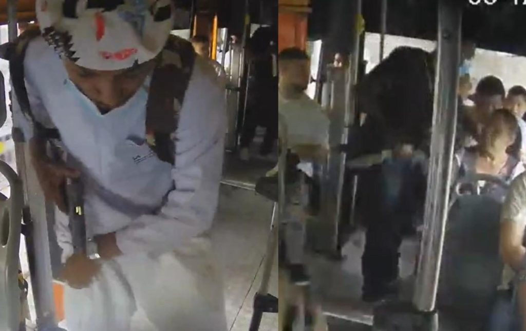 Delincuentes disfrazados de enfermeros atracaron buseta en Barranquilla