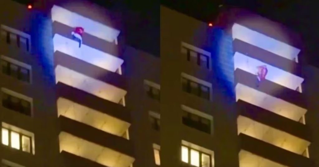 Hombre disfrazado de Santa cayó al vacío cuando pretendía soprender a sus hijos