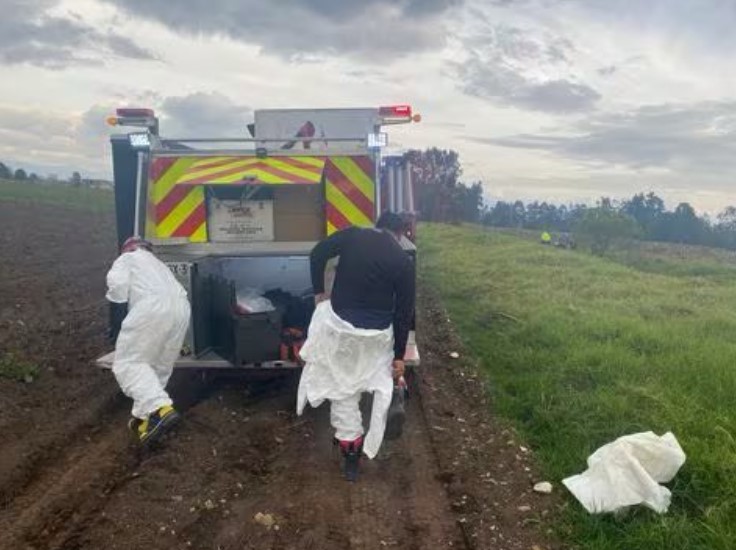 Hallan cuerpos de tres hombres en un potrero de Mosquera, Cundinamarca