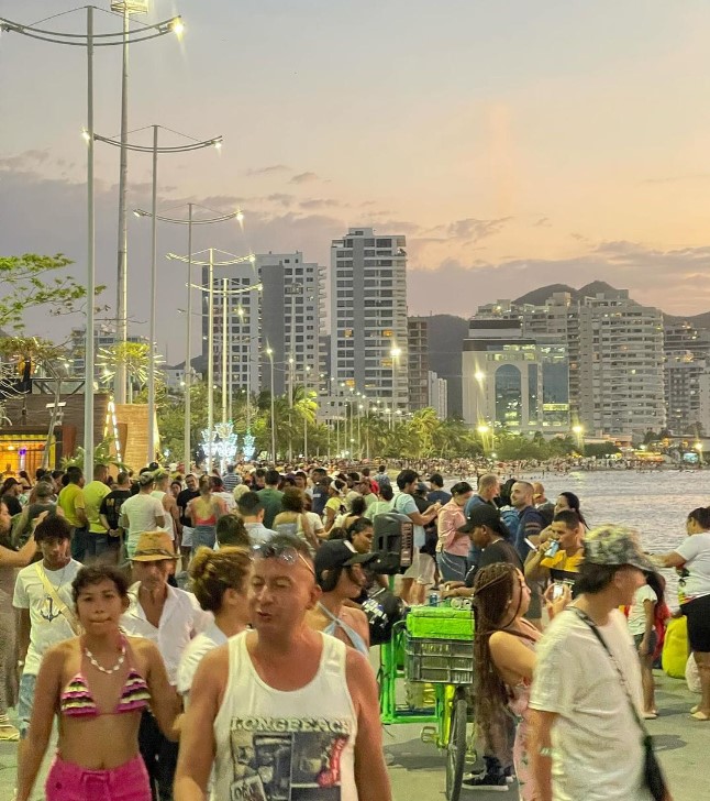 Turistas satisfechos con los costos de servicios por vacaciones en Santa Marta