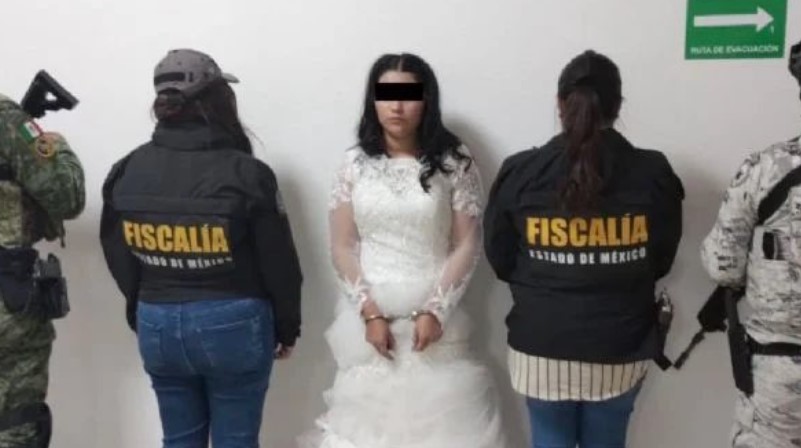 En plena boda, una novia fue arrestada por delito de extorsión