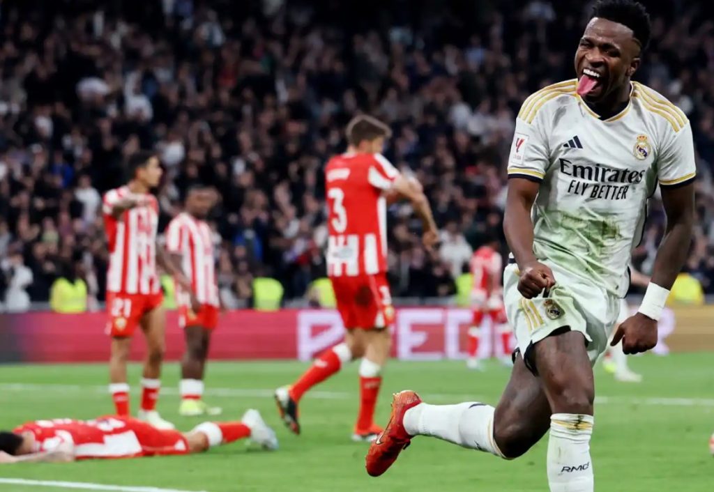 ¿Atraco? El polémico gol de Vinicius Jr. con el que el Madrid le ganó al Almeria