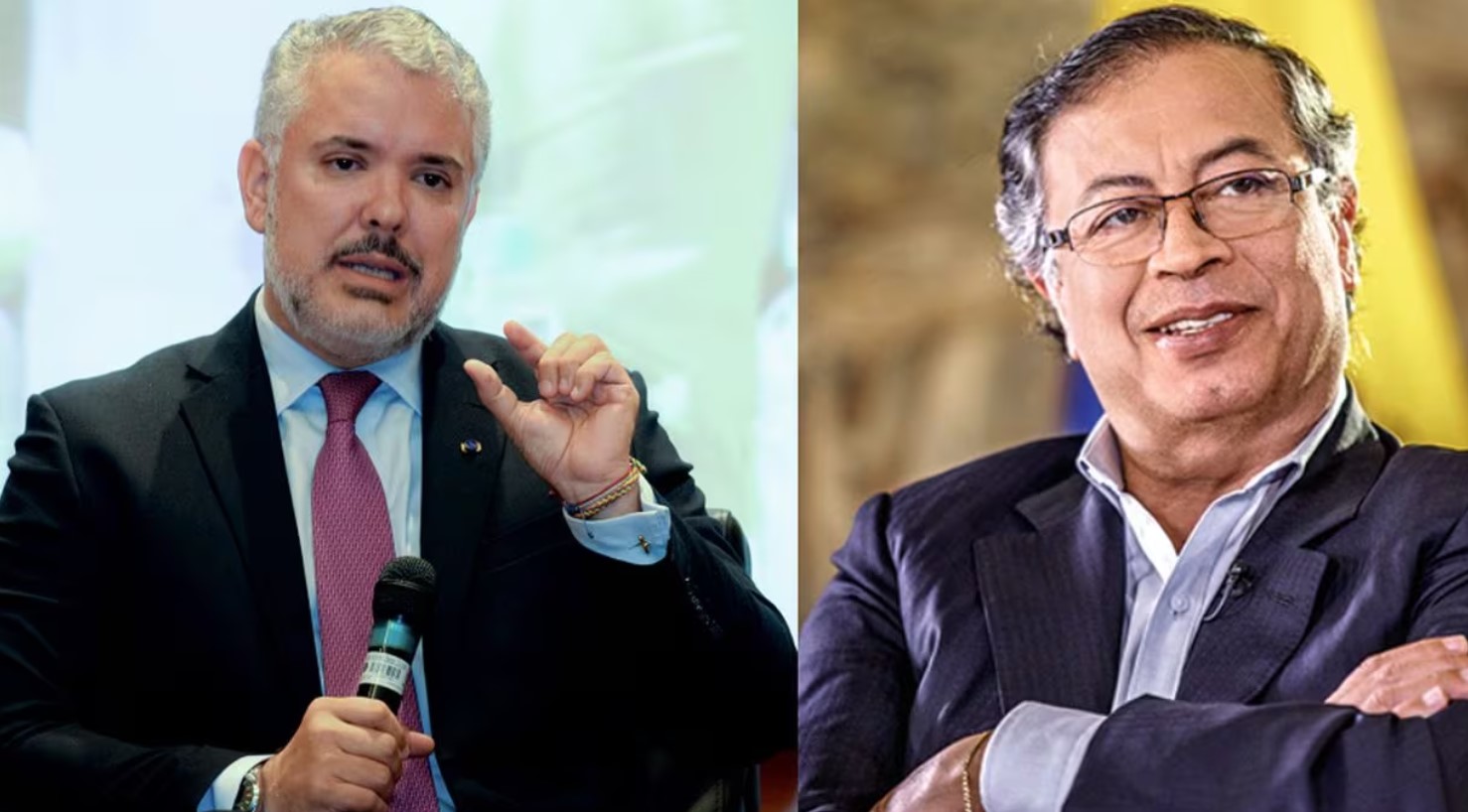 Iván Duque y Gustavo Petro enfrentados por la figura de la 'Primera Dama'