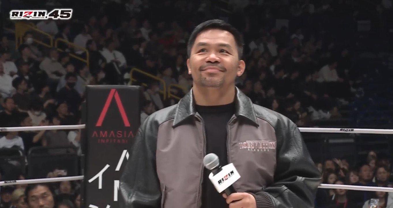 Manny Pacquiao en Tokio. Foto: Redes Sociales