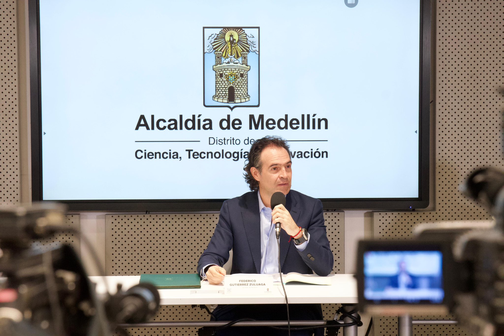 Federico Gutiérrez, alcalde de Medellín Foto: x.com/AlcaldiadeMed