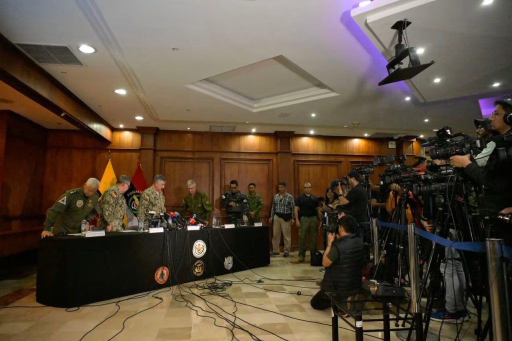 Comando Conjunto de las FF. AA Foto: AFP