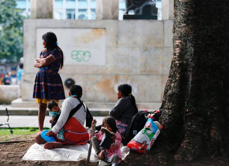 Casi 500 indígenas regresaron al Parque Nacional de Bogotá y reclaman por incumplimientos del Gobierno