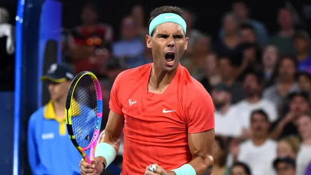 Rafael Nadal en ATP 250 de Brisbane. Foto: Europa Press