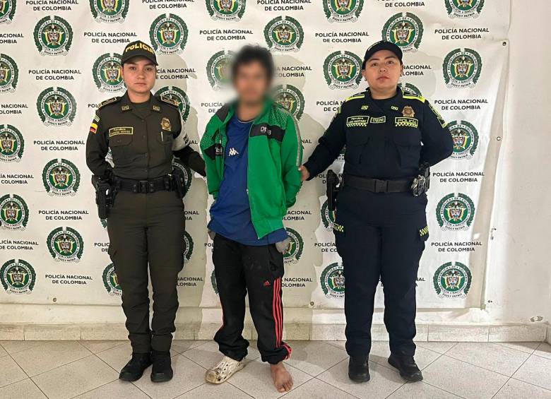 El hombre de 24 años se encuentra a disposición de La Fiscalía Foto: elcolombiano