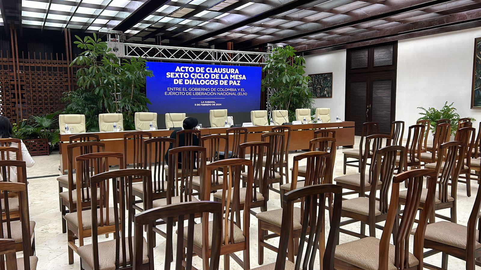 La sexta ronda de negociaciones para la paz. Foto: Caracol Radio