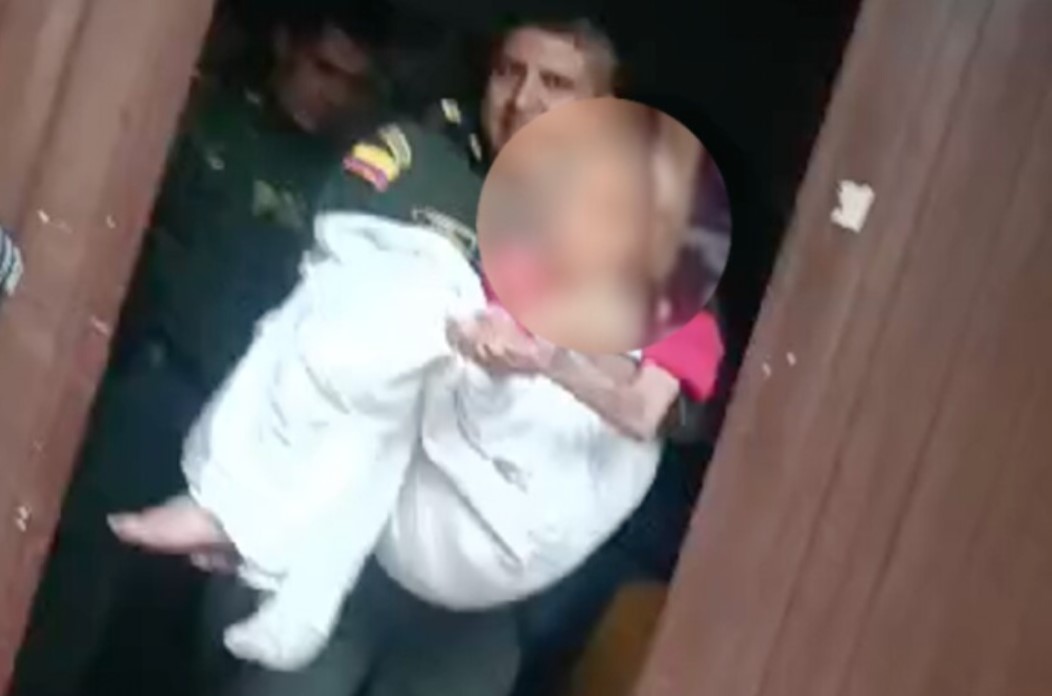 Policía rescató a una adulta mayor que era maltratada por su nieto