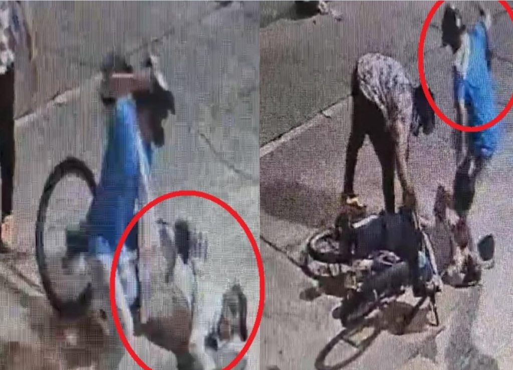 Brutal golpiza a adulto mayor que hacía vigilancia en Barranquilla