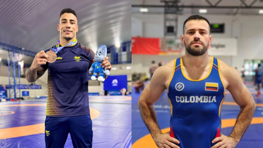 Jair Alexis Cuero y Carlos Andrés Muñoz. Foto: Comité Olímpico Colombiano