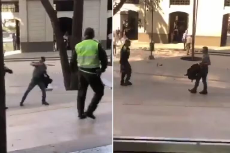 Hechos en el Palacio de Justicia de Medellín. Foto: infobae