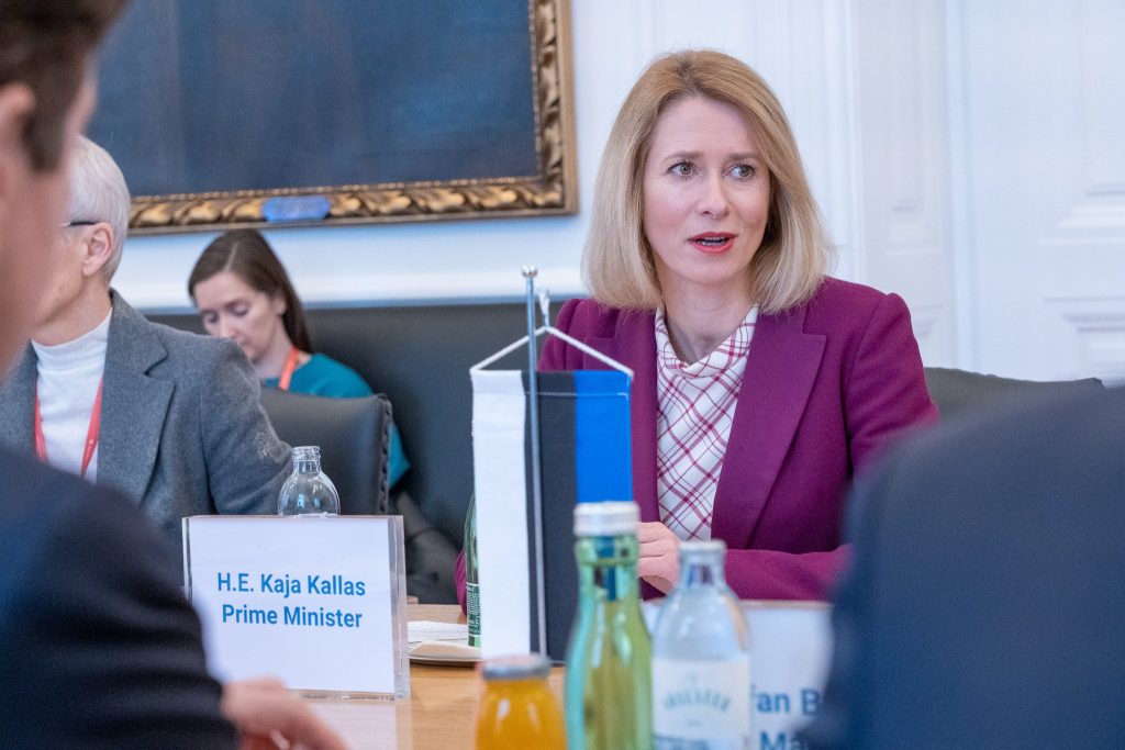 Primera ministra de Estonia, Kaja Kallas. Foto: x.com/kajakallas