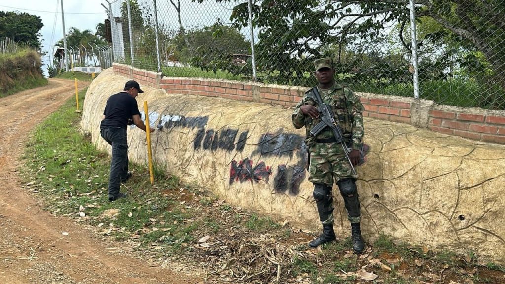 Batallón de Alta Montaña N°3 del ejercito se desplegó en la zona Foto: x.com @BLUPacifico