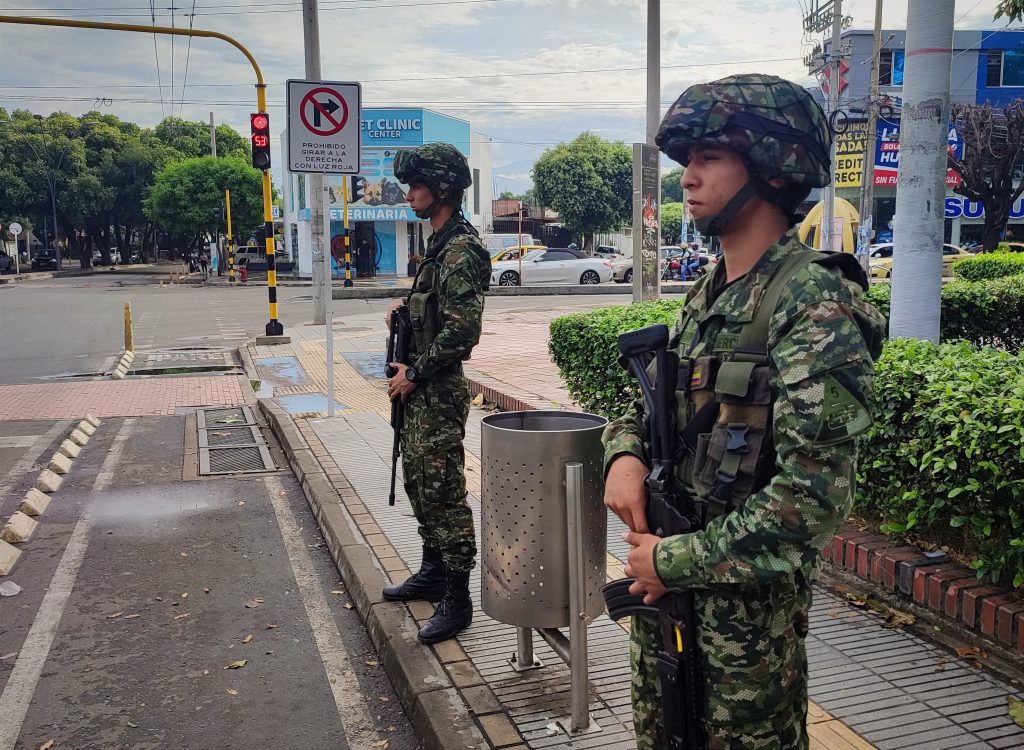 La Policía Militar continuará haciendo presencia en diferentes puntos de la ciudad Foto: Alcaldía de San José de Cúcuta