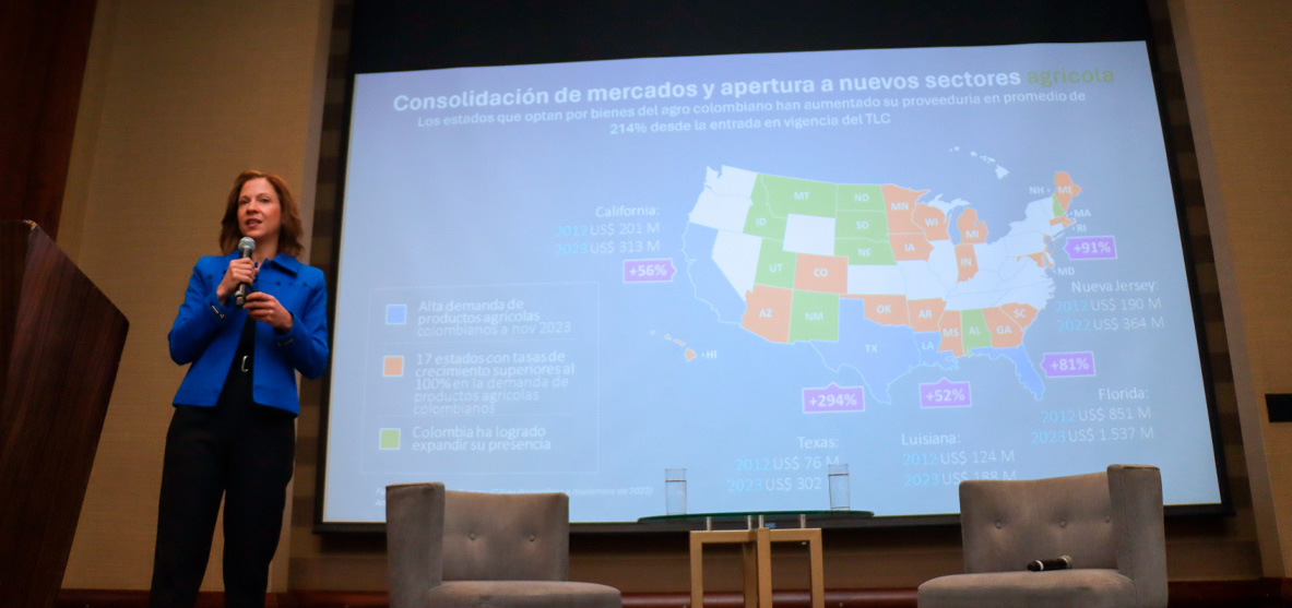 Esperan incrementar exportaciones para 2027 Foto: amchamcolombia