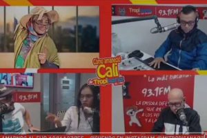 Emisión del programa "Cómo amaneció Cali" el 6 de febrero. Foto: El Espectador