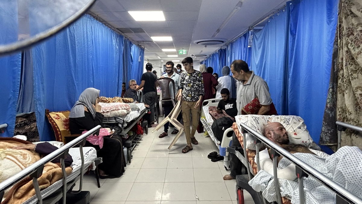 Hospital Al Shifa, Gaza. Foto: AFP