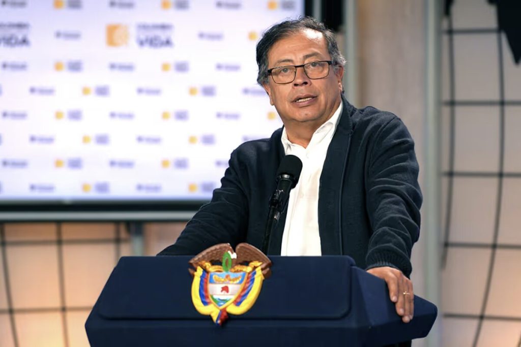 El presidente Gustavo Petro. Foto: canal1