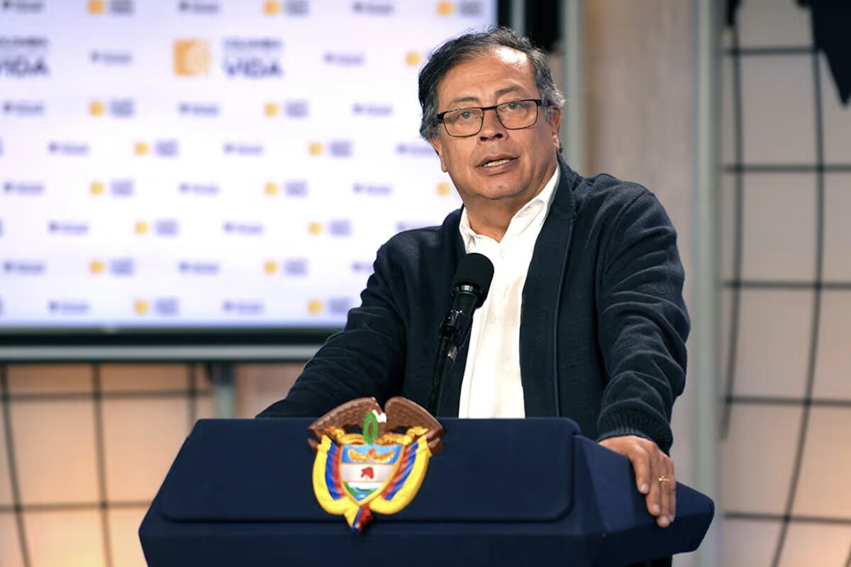 El presidente Gustavo Petro. Foto: canal1
