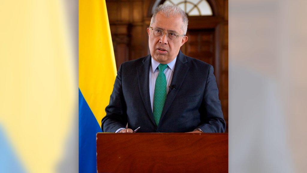 Viceministro de la Cancillería Francisco Coy Foto: Cancillería