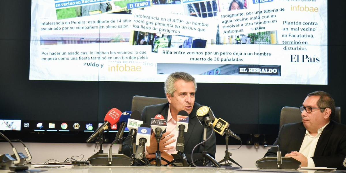 Ministro del Interior, Luis Fernando Velasco,. Foto: Ministerio del Interior