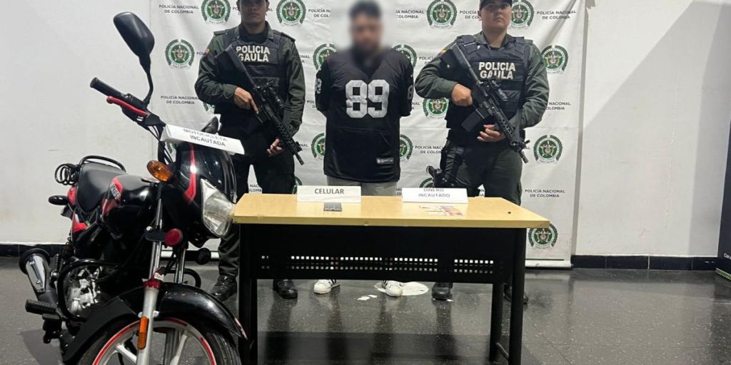 Sospechoso capturado Foto: Policía Metropolitana